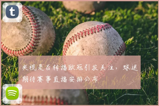 央视是否转播欧冠引发关注,球迷期待赛事直播安排公布